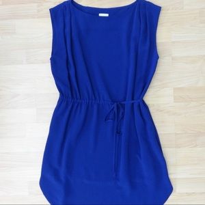 Royal Blue Reiss Tie-Waist Dress